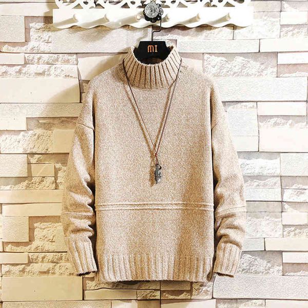 winter men soild mock neck harajuku fashion knit jumpers thick warm sweater knitted casual male pullovers, White;black
winter men soild mock neck harajuku fashion knit jumpers thick warm sweater knitted casual male pullovers, White;black