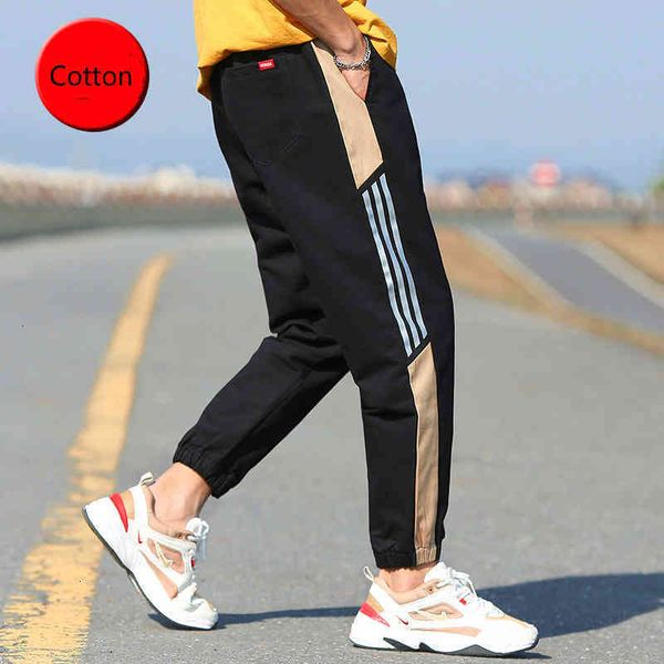 men's pants pantalones hombre military cotton track loose spring beaming overalls cropped casual clothing 67n8, Black
men's pants pantalones hombre military cotton track loose spring beaming overalls cropped casual clothing 67n8, Black