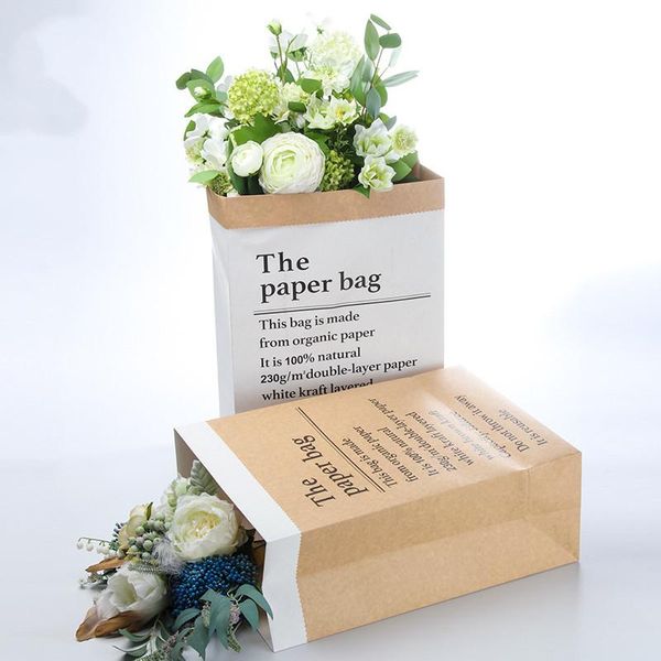 gift wrap 5pcs the paper bag hand flowers white kraft hug dried bags bouquet with letters
gift wrap 5pcs the paper bag hand flowers white kraft hug dried bags bouquet with letters