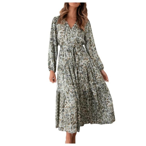 casual dresses 2021 women’s dot floral v neck maxi dress stylish elegant boho long sleeves high waist lace up vestido #t3g, Black;gray
casual dresses 2021 women’s dot floral v neck maxi dress stylish elegant boho long sleeves high waist lace up vestido #t3g, Black;gray