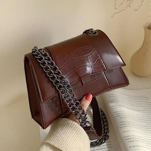 shoulder bags elegant female crocodile pattern crossbody bag 2021 quality pu leather women's designer handbag chain messenger
shoulder bags elegant female crocodile pattern crossbody bag 2021 quality pu leather women's designer handbag chain messenger