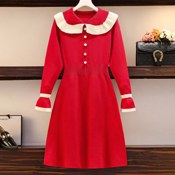women's knitted shirt mini party 020 new winter long sleeve chic streetwear sweet peter pan a line black dresses red 20pp, Black;gray
women's knitted shirt mini party 020 new winter long sleeve chic streetwear sweet peter pan a line black dresses red 20pp, Black;gray