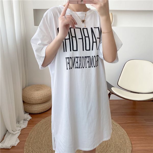 2021 summer casual womens short sleeve pullover pure cotton short sleeve t-shirt (real s pregnant womens large size large letter short s
2021 summer casual womens short sleeve pullover pure cotton short sleeve t-shirt (real s pregnant womens large size large letter short s