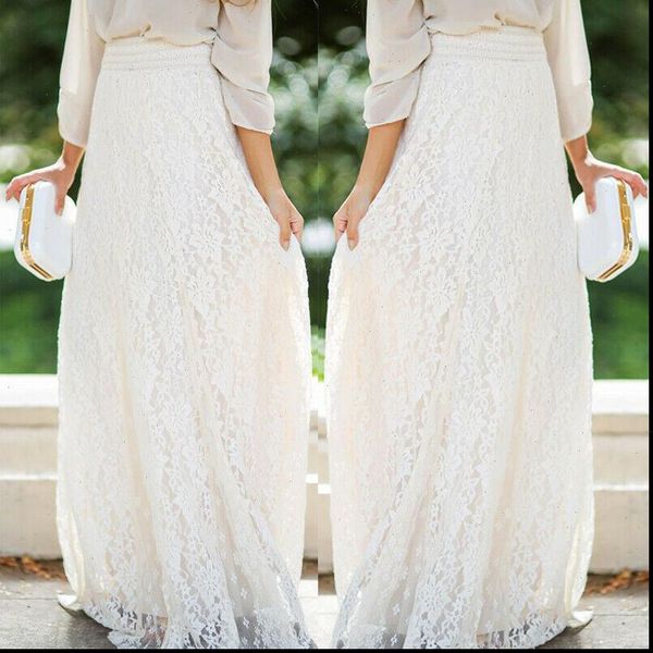 2021 women autumn lace doulb layer maxi skirt fashion ladies high waist tulle casual solid elastic beach maxi long skirts, Black
2021 women autumn lace doulb layer maxi skirt fashion ladies high waist tulle casual solid elastic beach maxi long skirts, Black