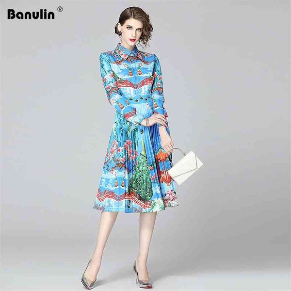 banulin runway designer spring dress women's long sleeve casual holiday blue floral print slim pleated elegant 210603, Black;gray
banulin runway designer spring dress women's long sleeve casual holiday blue floral print slim pleated elegant 210603, Black;gray