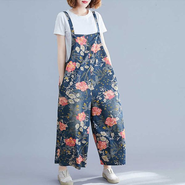 women's jumpsuits & rompers summer women casual loose floral print jumpsuit sleeveless backless playsuit vintage trousers ove p3o4, Black;white
women's jumpsuits & rompers summer women casual loose floral print jumpsuit sleeveless backless playsuit vintage trousers ove p3o4, Black;white