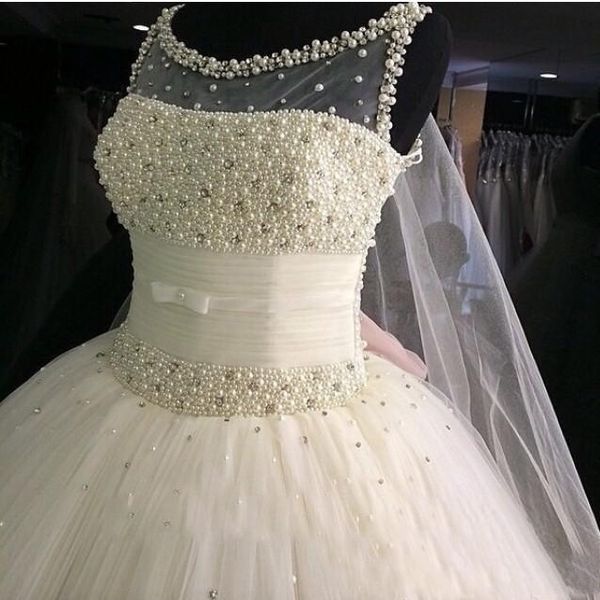2021 new illusion neck floor length princess ball gown vintage wedding es pearls bridal gowns sgbj, White
2021 new illusion neck floor length princess ball gown vintage wedding es pearls bridal gowns sgbj, White