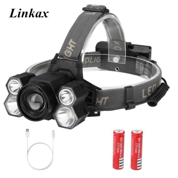 

headlamps white fishing light rechargeable 5 led headlight usb headlamp cree xml t6 xpe head torch lamp