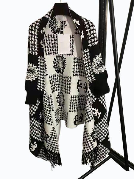 women capes street style star brown short-sleeved hooded fashion knitted designer jackets fringed shawl cloak jacket, Black
women capes street style star brown short-sleeved hooded fashion knitted designer jackets fringed shawl cloak jacket, Black