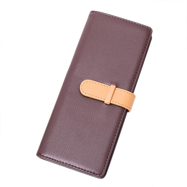 card holders 2021 women wallets long wallet fashion pu leather holder for multi bank package 40 bit, Brown;gray
card holders 2021 women wallets long wallet fashion pu leather holder for multi bank package 40 bit, Brown;gray
