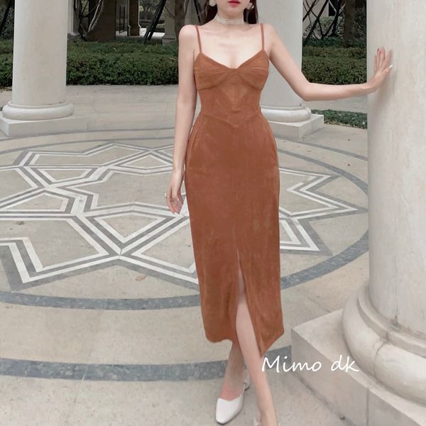 modern corset deerskin velvet v-neck 2021 new pink brown with no mangas sling bodycon dress feminine ubec, Black;gray
modern corset deerskin velvet v-neck 2021 new pink brown with no mangas sling bodycon dress feminine ubec, Black;gray