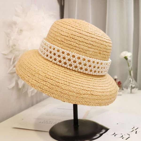 wide brim hats lady girls panama beach floppy female travel hand made summer for women raffia elegant pearl straw sun hat bucket cap, Blue;gray
wide brim hats lady girls panama beach floppy female travel hand made summer for women raffia elegant pearl straw sun hat bucket cap, Blue;gray