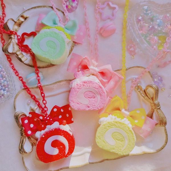 pendant necklaces lolita original sweet layer cake necklace japanese soft sister hand-made girl, Silver
pendant necklaces lolita original sweet layer cake necklace japanese soft sister hand-made girl, Silver