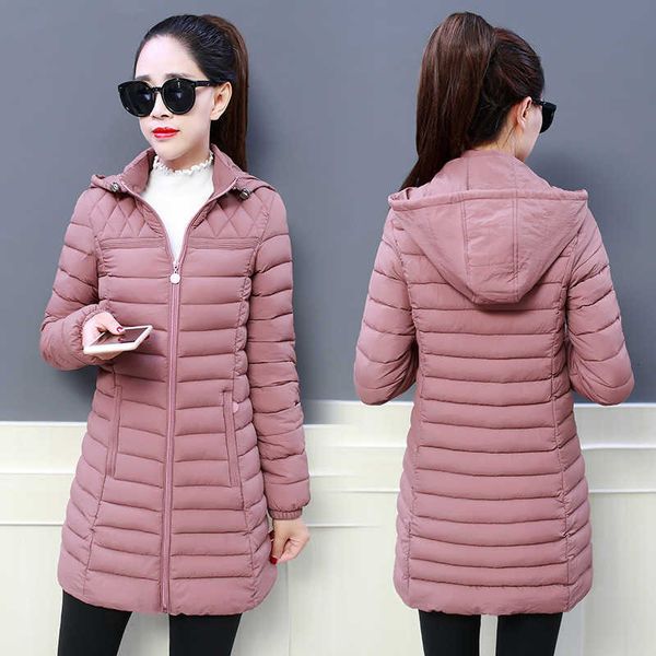 2021 women winter hooded warm coat slim plus size 5xl candy color cotton padded basic jacket female medium-long jaqueta feminina y190828, Black
2021 women winter hooded warm coat slim plus size 5xl candy color cotton padded basic jacket female medium-long jaqueta feminina y190828, Black