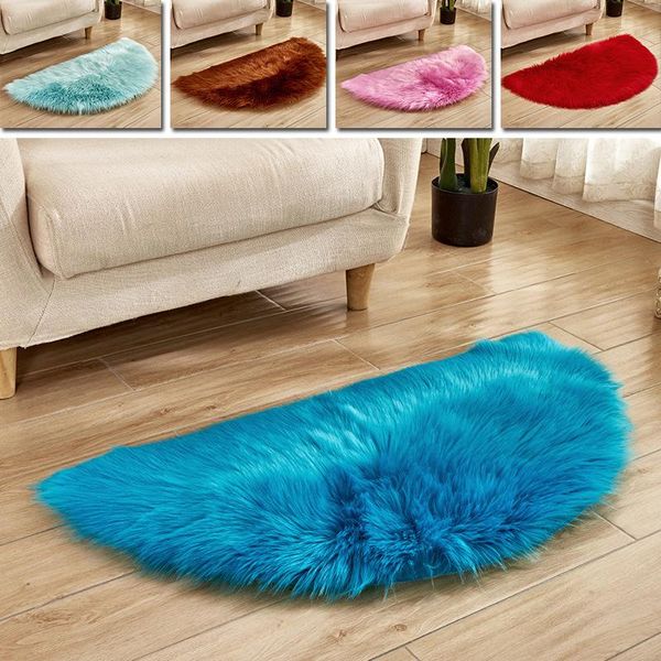 carpets carpet bedroom floor mat semicircle rugs artificial wool hairy faux fur plain fluffy area rug soft living room
carpets carpet bedroom floor mat semicircle rugs artificial wool hairy faux fur plain fluffy area rug soft living room