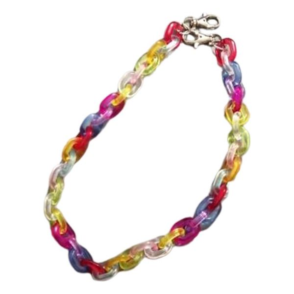 keychains chic acrylic candy-colored pants waist chain hip-hop transparent cold wind rainbow color anti-lost trousers key chains, Silver
keychains chic acrylic candy-colored pants waist chain hip-hop transparent cold wind rainbow color anti-lost trousers key chains, Silver
