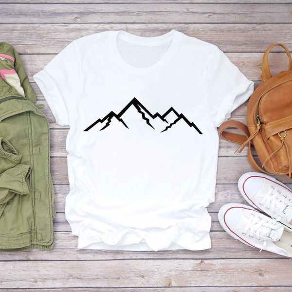 women simple montain camper short sleeve 90s casual print lady t-shirts womens graphic t shirt ladies female tee t-shirt, White
women simple montain camper short sleeve 90s casual print lady t-shirts womens graphic t shirt ladies female tee t-shirt, White