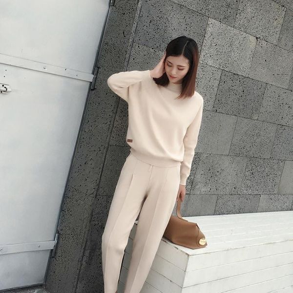 2021 o-neck sale new arrival full spring women's fashion casual loose two-piece sweater harem pants knit 2 suit women, Gray
2021 o-neck sale new arrival full spring women's fashion casual loose two-piece sweater harem pants knit 2 suit women, Gray