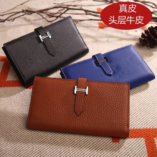 wallets fashionable leather wallet with layer women's long korean version of lychee pattern trend, Red;black
wallets fashionable leather wallet with layer women's long korean version of lychee pattern trend, Red;black