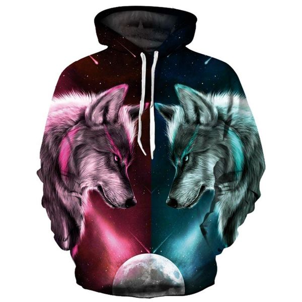 men's hoodies & sweatshirts moon red and blue wolf men/women hooded tracksuit outdoor digital print 3d outwear yxql765, Black
men's hoodies & sweatshirts moon red and blue wolf men/women hooded tracksuit outdoor digital print 3d outwear yxql765, Black