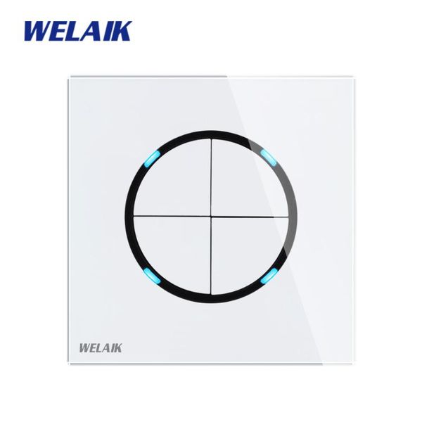 smart home control welaik uk standard-crystal glass-panel push-button-switch wall-light-switch ac 110-250v 4gang-1way b1741w
smart home control welaik uk standard-crystal glass-panel push-button-switch wall-light-switch ac 110-250v 4gang-1way b1741w