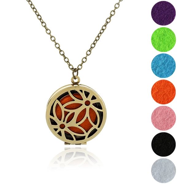gold flower aromatherapy diffuser pendant necklaces flowers essential oils diffuser necklace, Silver
gold flower aromatherapy diffuser pendant necklaces flowers essential oils diffuser necklace, Silver