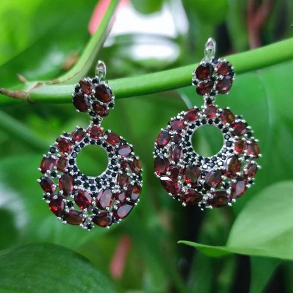 dangle & chandelier gem's ballet natural garnet gemstone drop earrings for women 925 sterling silver vintage round circle fine jewelry
dangle & chandelier gem's ballet natural garnet gemstone drop earrings for women 925 sterling silver vintage round circle fine jewelry