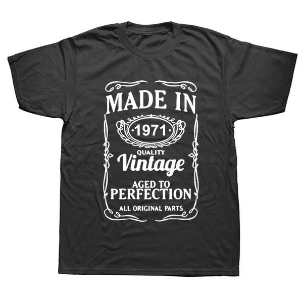 men's t-shirts vintage 1971 50 years old t shirt men cotton short sleeve t-shirt tshirt camiseta clothing funny 50th birthday, White;black
men's t-shirts vintage 1971 50 years old t shirt men cotton short sleeve t-shirt tshirt camiseta clothing funny 50th birthday, White;black