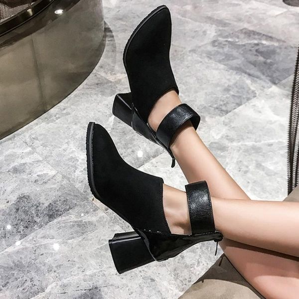 boots fashion 2021 women ankle short high-heel 6cm pointed europe party ladies shoes plus size 32-48 -61, Black
boots fashion 2021 women ankle short high-heel 6cm pointed europe party ladies shoes plus size 32-48 -61, Black