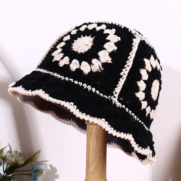beanie/skull caps retro ladies knitted beanies hollow casual elegant bucket hat spring and autumn sunshade wool, Blue;gray
beanie/skull caps retro ladies knitted beanies hollow casual elegant bucket hat spring and autumn sunshade wool, Blue;gray