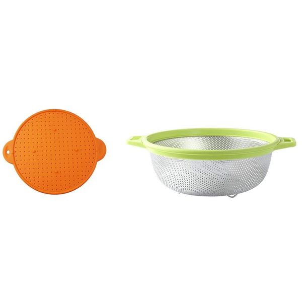 storage baskets silicone splatter guard screen skillet cover bowl lid orange & stainless steel colander with handle and legs large metal
storage baskets silicone splatter guard screen skillet cover bowl lid orange & stainless steel colander with handle and legs large metal