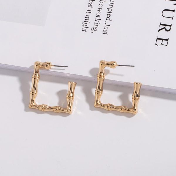hoop & huggie bamboo earrings for women pendientes aretes piercing jewelry oorbellen big hoops ear ring 2021 trend, Golden;silver
hoop & huggie bamboo earrings for women pendientes aretes piercing jewelry oorbellen big hoops ear ring 2021 trend, Golden;silver