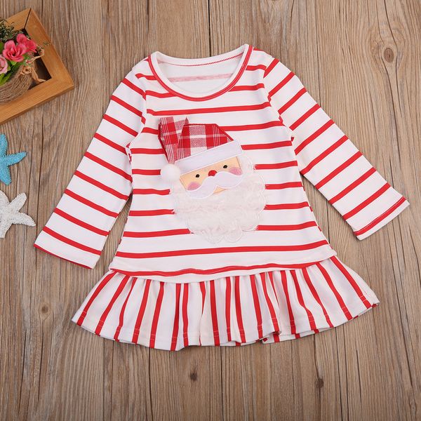 girls christmas dress clothes striped santa print party tutu dresses xmas size 2-7t, Red;yellow
girls christmas dress clothes striped santa print party tutu dresses xmas size 2-7t, Red;yellow