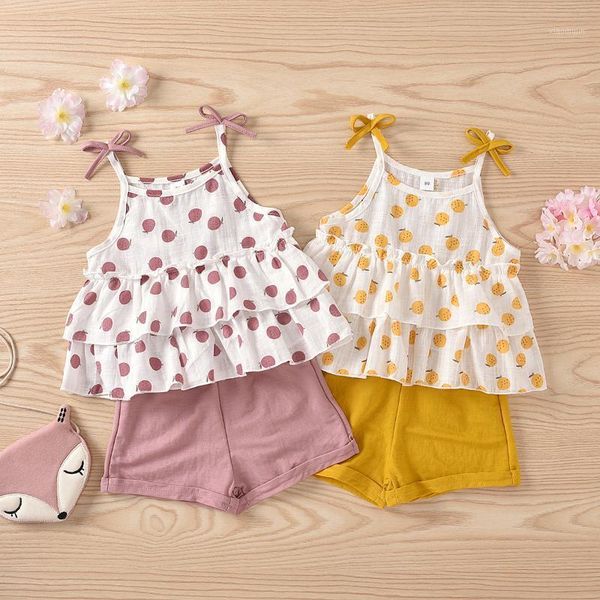 summer 1-4y infant baby girls clothes sets polka dot printed sleeveless belt shorts 2pcs clothing, White
summer 1-4y infant baby girls clothes sets polka dot printed sleeveless belt shorts 2pcs clothing, White