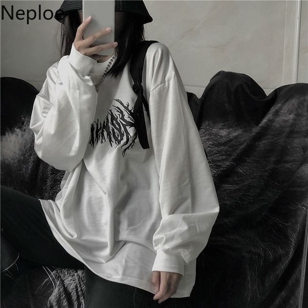 neploe ins harajuku style streetwaer lovers t shirt o neck solid retro letter tees long sleeve spring autumn 2021 new 210315, White
neploe ins harajuku style streetwaer lovers t shirt o neck solid retro letter tees long sleeve spring autumn 2021 new 210315, White