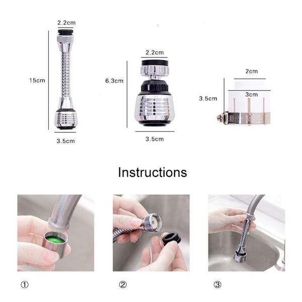 kitchen faucets faucet extension shower head household pressurized water-saving splash-proof 360 degree rotation extender he
kitchen faucets faucet extension shower head household pressurized water-saving splash-proof 360 degree rotation extender he