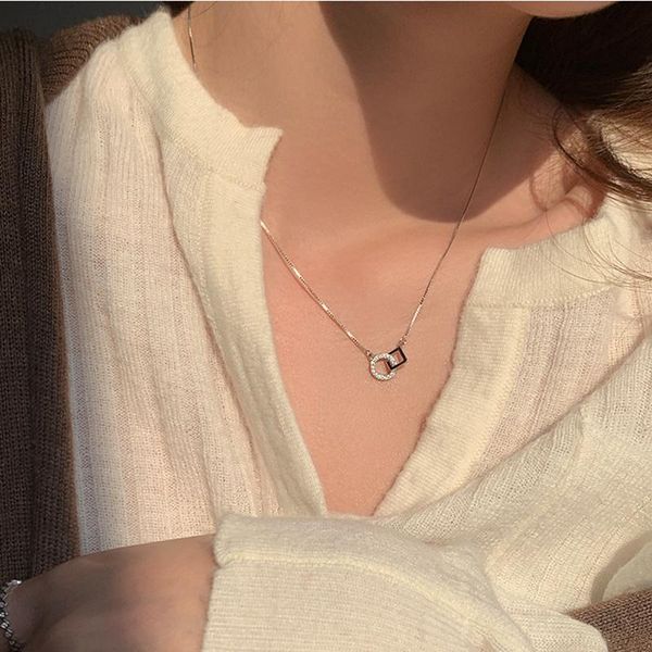 chains bling geometric square round cubic zirconia 925 sterling silver pendant necklace for women luxury korean jewelry
chains bling geometric square round cubic zirconia 925 sterling silver pendant necklace for women luxury korean jewelry