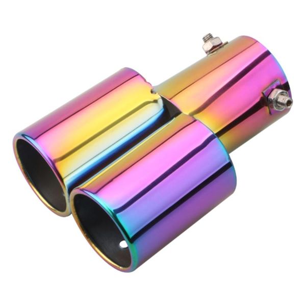 manifold & parts universal straight cut auto muffler dual outlet car exhaust tip stainless steel anti-resistance repair styling acc
manifold & parts universal straight cut auto muffler dual outlet car exhaust tip stainless steel anti-resistance repair styling acc