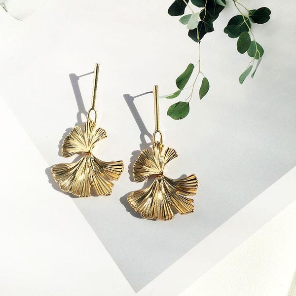 bohemian geometric gold color ginkgo biloba leaf shape drop earrings for women statement earring jewelry accessories punk 2021, Silver
bohemian geometric gold color ginkgo biloba leaf shape drop earrings for women statement earring jewelry accessories punk 2021, Silver