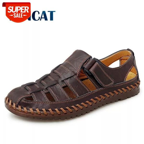 brand summer genuine leather roman men's sandals business casual shoes outdoor beach wading slippers men's shoes big size 39-48 #y, Black
brand summer genuine leather roman men's sandals business casual shoes outdoor beach wading slippers men's shoes big size 39-48 #y, Black