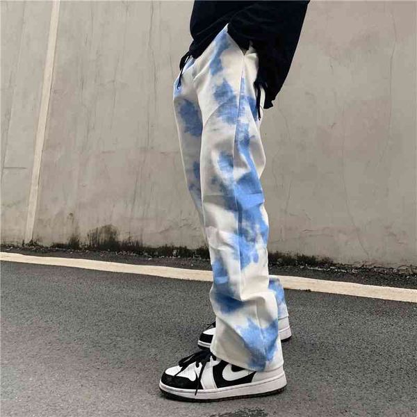 men's jeans gradient tie dye overalls retro casual pants mens loose high street vibe style oversize trousers hip hop straight bagg, Blue
men's jeans gradient tie dye overalls retro casual pants mens loose high street vibe style oversize trousers hip hop straight bagg, Blue