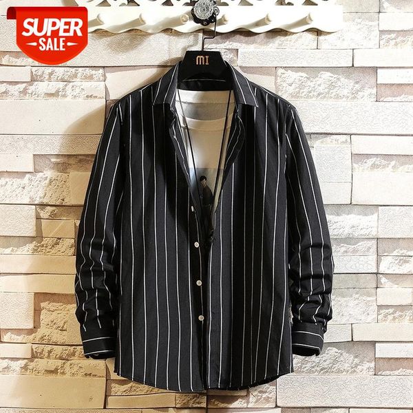 casual spring autumn stripe shirt men long sleeve 2020 loose streetwear plus size -5xl clothes #ei6d, White;black
casual spring autumn stripe shirt men long sleeve 2020 loose streetwear plus size -5xl clothes #ei6d, White;black