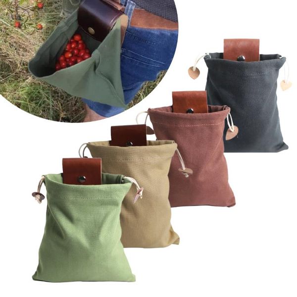 storage bags canvas fold-able foraging bush-craft pouch bag & buckle for outdoor camping hiking collecting berrie mushrooms fruits
storage bags canvas fold-able foraging bush-craft pouch bag & buckle for outdoor camping hiking collecting berrie mushrooms fruits