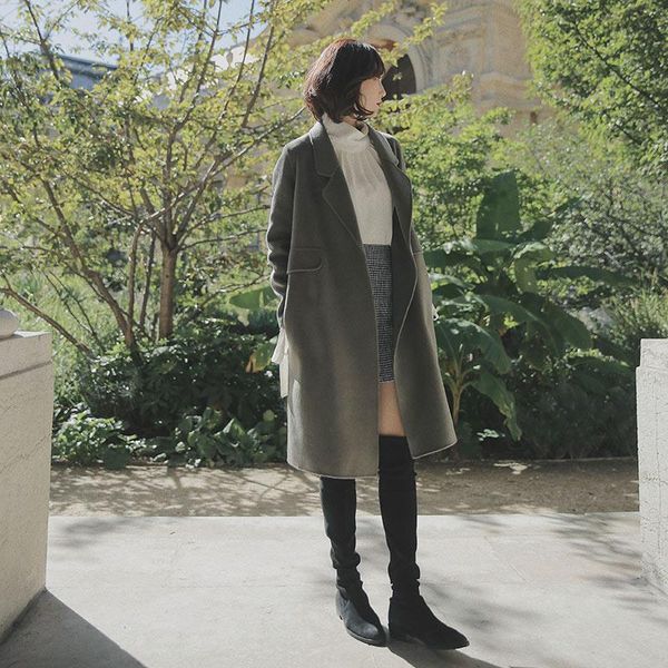 women's jackets jupiterconcept chen xiaoying warm, ash green 100% double faced wool coat, Black;brown
women's jackets jupiterconcept chen xiaoying warm, ash green 100% double faced wool coat, Black;brown