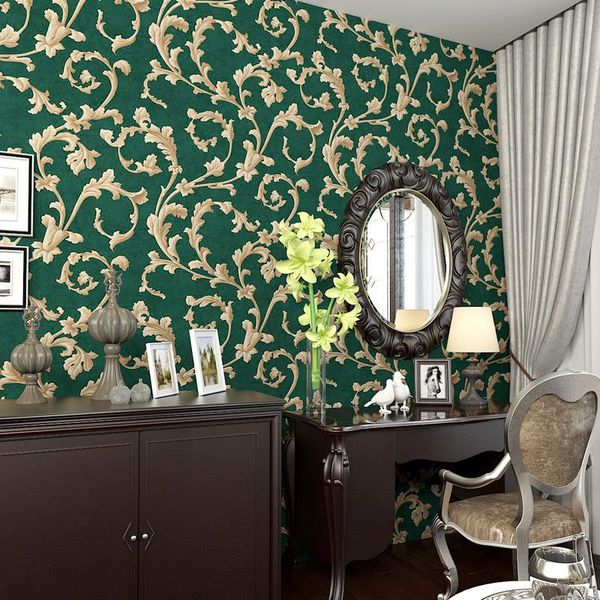 wellyu american rural non-woven wallpaper bedroom living room tv emerald green background wallpaper retro cottage leaves 
wellyu american rural non-woven wallpaper bedroom living room tv emerald green background wallpaper retro cottage leaves