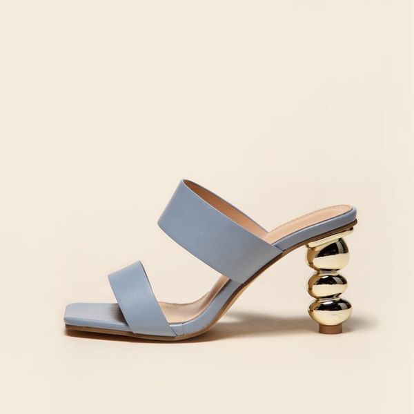 slippers ladies large size sandals and summer 2021 fashion leather open-toed gourd high-heeled square toe, Black
slippers ladies large size sandals and summer 2021 fashion leather open-toed gourd high-heeled square toe, Black