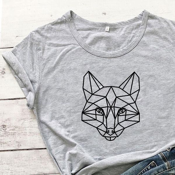 geometric fox graphic tee women t shirt short sleeve tshirts cotton women white o neck tee shirt femme casual chemise femme
geometric fox graphic tee women t shirt short sleeve tshirts cotton women white o neck tee shirt femme casual chemise femme