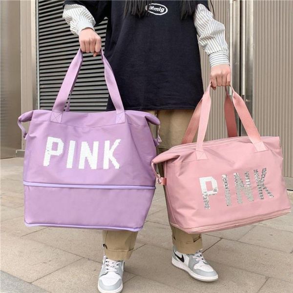 duffel bags sequins pink travel bag women fitness training for sports gym female yoga dry wet separation shoes big
duffel bags sequins pink travel bag women fitness training for sports gym female yoga dry wet separation shoes big