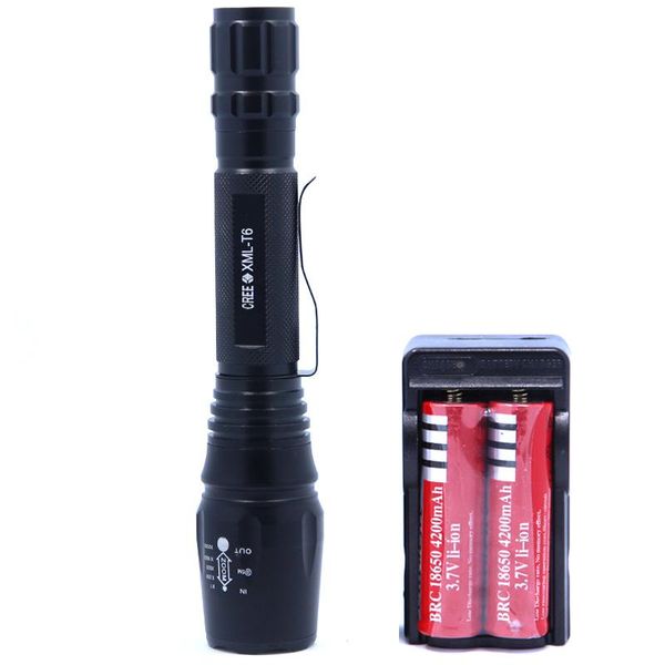 flashlights torches 3800lm 5-modes xm-l t6 led torch zoom lamp light use 2x18650 batteries double slots travel charger
flashlights torches 3800lm 5-modes xm-l t6 led torch zoom lamp light use 2x18650 batteries double slots travel charger