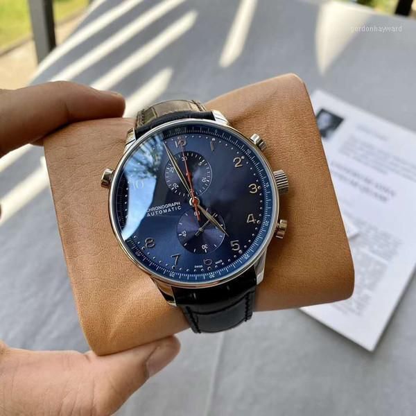 40mm men's watch stainless steel case hardlex leather strap vk quartz pin buckle fashion luxury wristwatches, Slivery;brown
40mm men's watch stainless steel case hardlex leather strap vk quartz pin buckle fashion luxury wristwatches, Slivery;brown